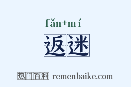 返迷是什么意思的图片